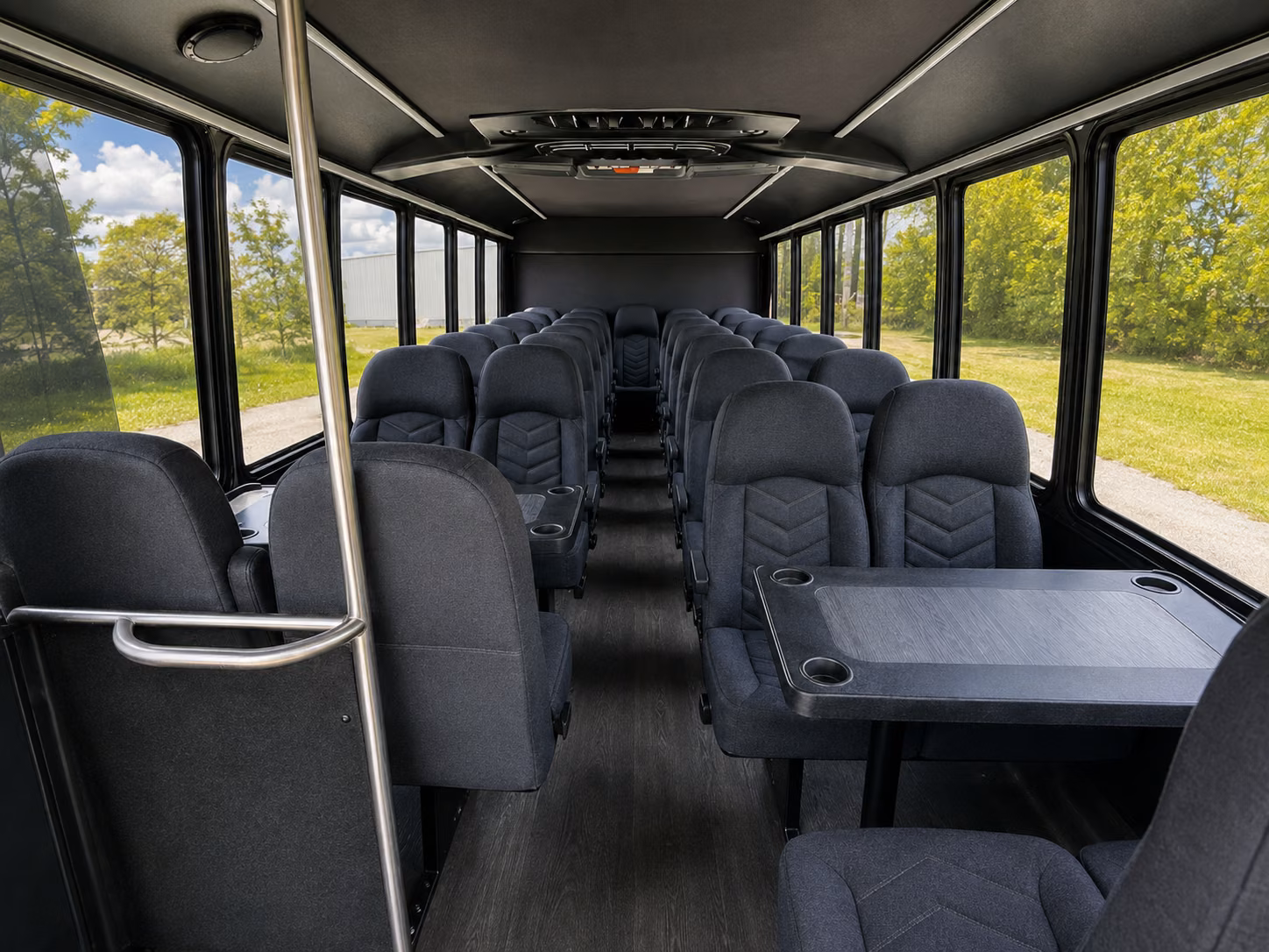 bryan 20 passenger minibus inside