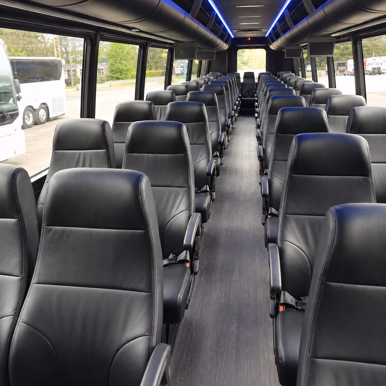 bryan 25 passenger minibus inside