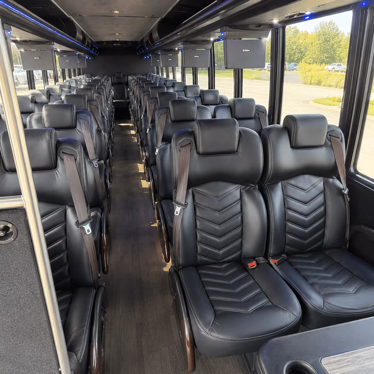 bryan 25 passenger minibus interior