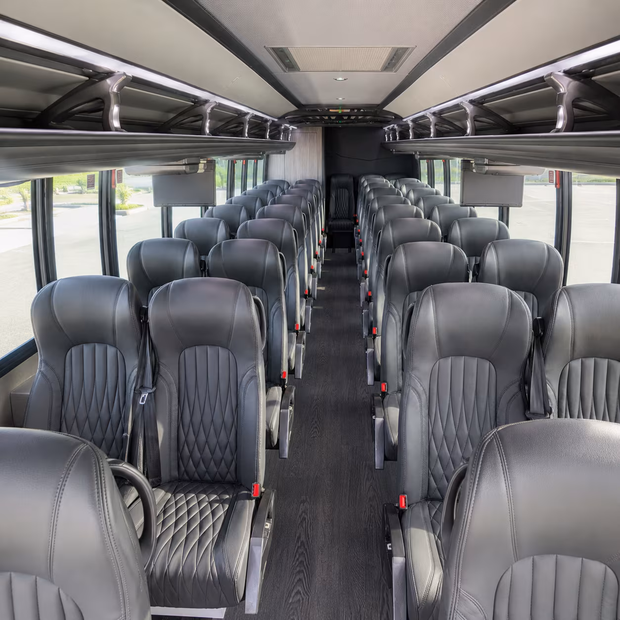bryan 35 passenger minibus inside