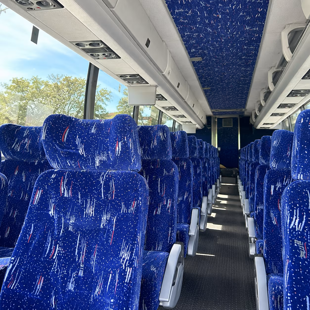 bryan charter bus interior