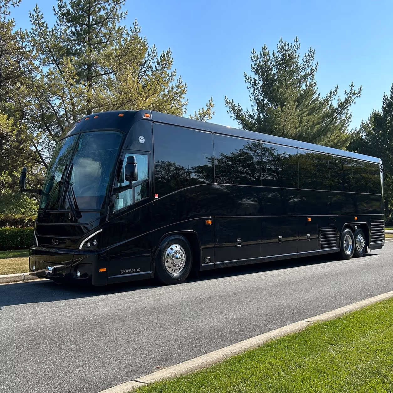 bryan government military charter bus rental