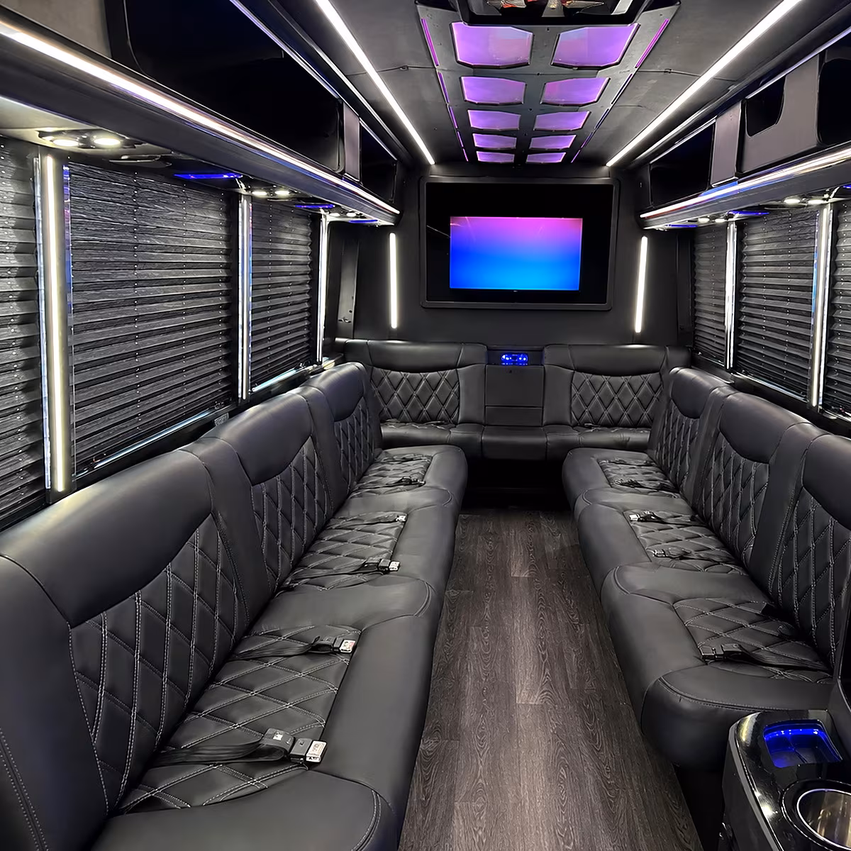 bryan party bus interior