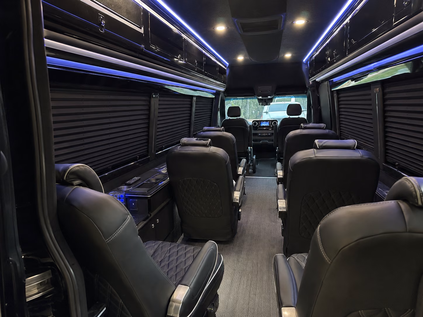 bryan sprinter van with driver interior